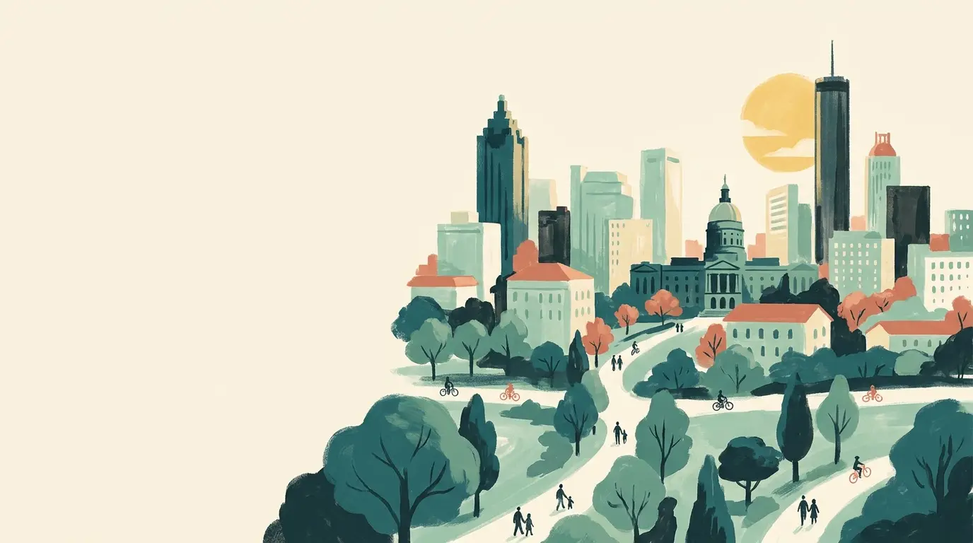 Illustration of Atlanta, GA