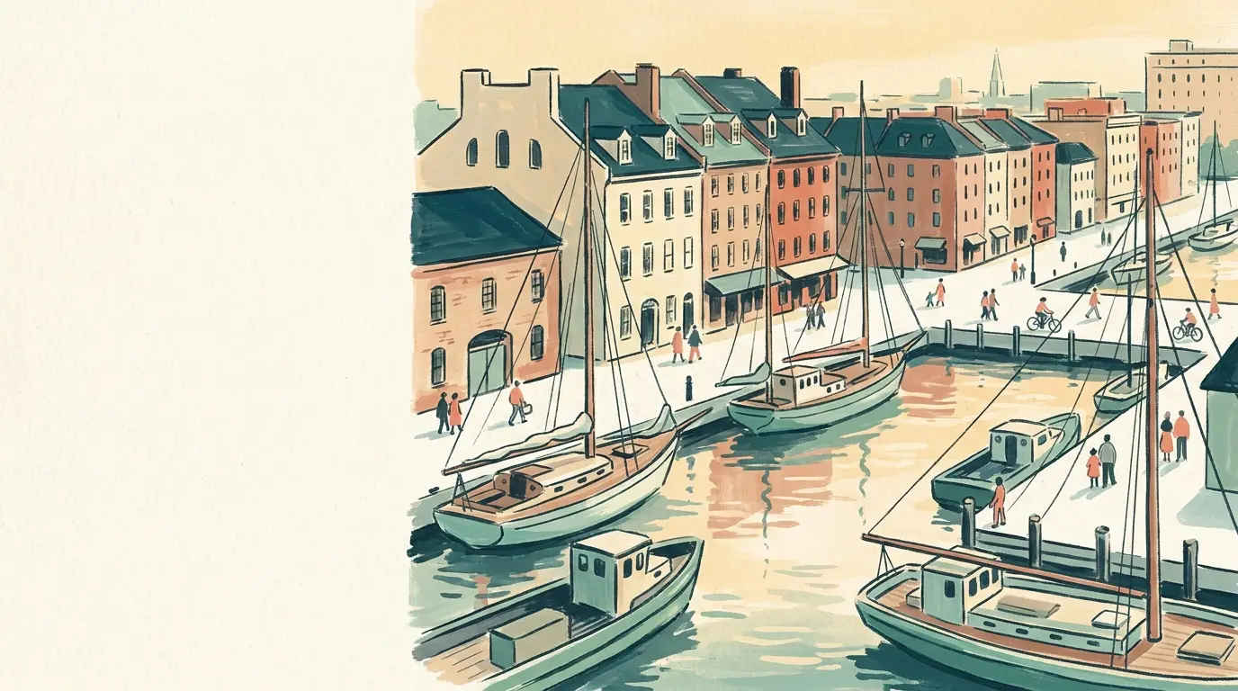 Illustration of Baltimore, MD