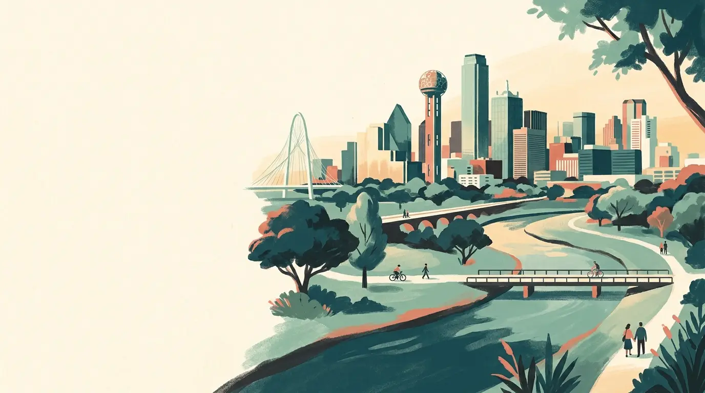 Illustration of Dallas, TX