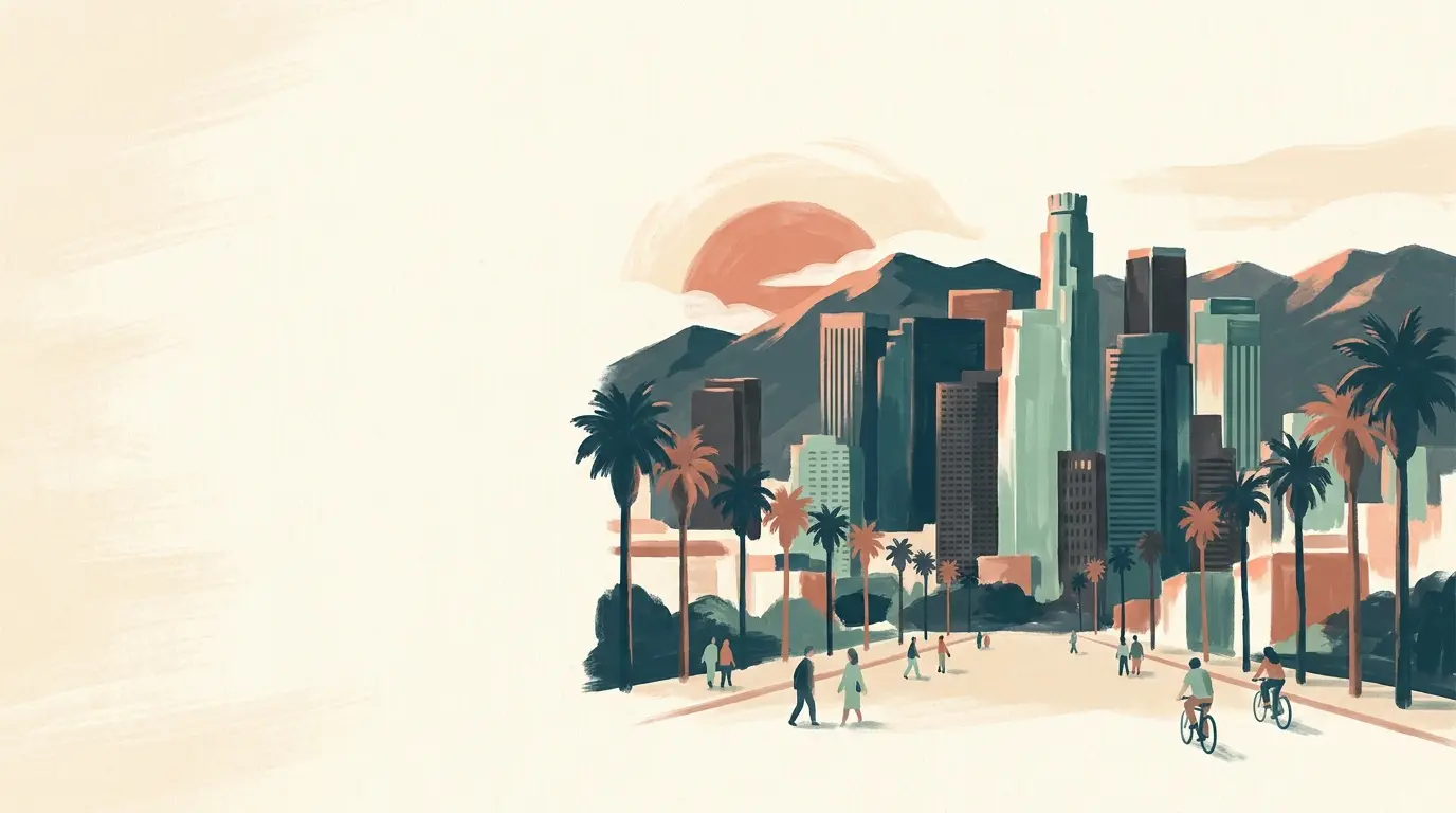 Illustration of Los Angeles, CA