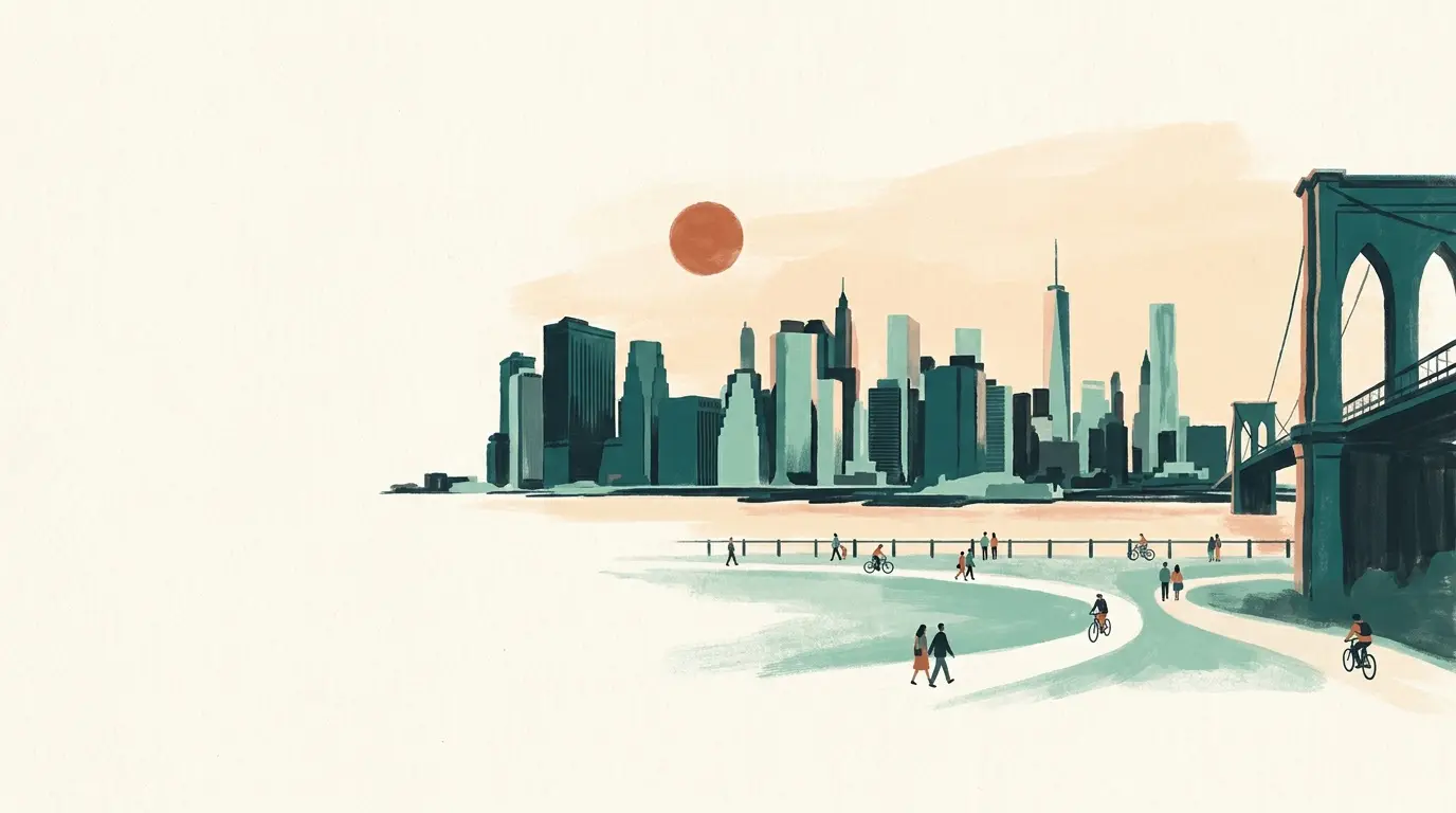 Illustration of New York, NY